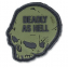 Nášivka na suchý zip 101 Inc. Deadly As Hell - OD Green / 55x60mm