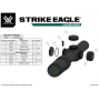 Puškohľad Vortex Strike Eagle 1-8x24 30mm AR-BDC3 (MOA) - verze 2020