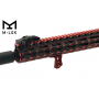 Minimalistická přední taktická rukojeť na M-LOK UTG - Red (TL-HSM01R)