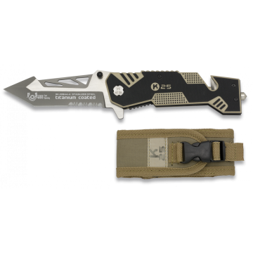 Nůž K25 FOS G-10 Black-Coyote / 8.5cm