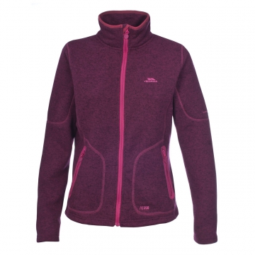 Likvidace skladu! Dámská fleecová bunda Trespass Cardigan / AT300 (380gsm) Plum XS