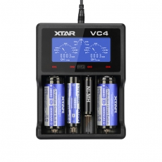 Nabíjačka USB XTAR VC4 pre: 3.6 / 3.7 Li-ion / IMR / INR / ICR: 18650, 10440, 14500,
