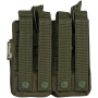 Dvě dvojité MOLLE sumky na zásobníky M4 Viper Tactical Double Duo Mag Pouch Green