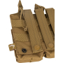 Tři dvojité sumky na zásobníky M4 Viper Tactical Duo Mag Pouch - Treble Coyote