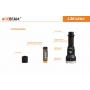 Svítilna Acebeam L30 GEN II USB / 6000K / 4000lm (2m+1h) / 373m / 6 režimů / IPx8 / Včetně Li-Ion 21700 / 168gr