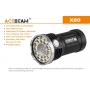 Svítidlo Acebeam X80  / Bielá+RGB+UV / 25000lm (1m+1.3h) / 332m / 11 režimov / IPx8 / Včetně Li-Ion 4*18650 / 330gr