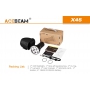 Svítidlo Acebeam X45 / 6500K / 18000lm (3m+1.1h) / 622m / 7 režimů / IPx8 / Včetně Li-Ion 4*18650 / 535gr