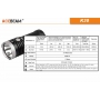Svítidlo Acebeam K30  / Studená bielá / 5200lm (2m+1.8h) / 374m / 7 režimů / IPx8 / 3xLi-Ion 18650 / 184gr