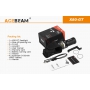 Svetidlo  Acebeam X80-GT X80-GT / Studená bíelá / 32500lm (1min+1.7h) / 369m / 8 režimov / IPx8 / Včetně 4xLi-Ion 18650 / 330gr