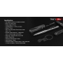 Svítilna-taktické pero Klarus TP20 TI USB / Studená bílá / 130lm (24m) / 30m / 2 režimů / IPx8 / včetně 10180 Li-Ion / 46gr