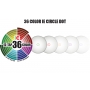 Puškohled UTG 1-8X28 30mm CQB/MRC, 36-color Glass  Circle Dot (SCP3-18IECDQ)