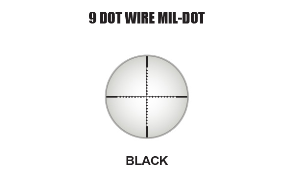 9 DOT WIRE MIL-DOT-BLACK