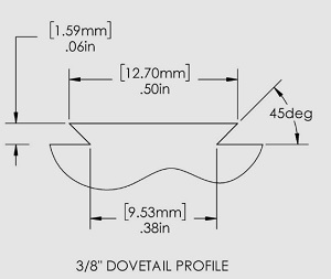 22 airgun dovetail profile 22 airgun dovetail profile
