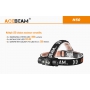 Čelovka Acebeam H50 USB  / 6500K / 2000lm (2.4h) / 137m / 6 režimů / IPx8 / Li-ion 18650 / 62g