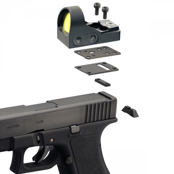 Montáż pro kolimátory Delta Optical MiniDot HD na Glock 9 mm