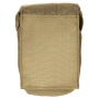 Pouzdro na suchý zip MFH Mission IV / 10x13x8cm Coyote Tan