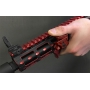 Rukojeť UTG Ultra Slim Angled Foregrip M-LOK (MT-AFGM01R) Red