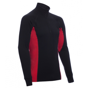 ZIP Polo-krční triko TERMO Original (vlna, střední)  / -15°C +10°C / 220 g/m2 Green S